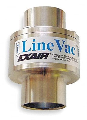 Exair 150200 Air Conveyor,Steel Alloy,2 In.,75 Scfm