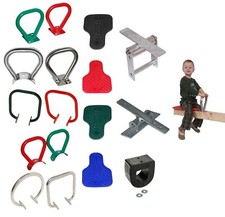 Wippe Holzwippe Balkenwippe Holzwippe Wippensitz Wippengriffe Zubehör