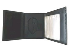 Leather Police Badge Wallet