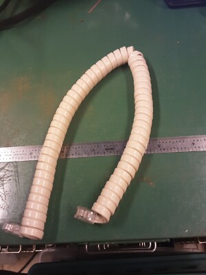 Telephone Handset modular Cord 6ft Ivory General Cable 4HW14-K NEW