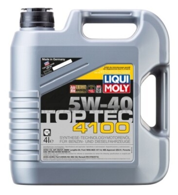 ÖL 5W40 4L TOP TEC 4100 / DPF/FAP / 502.00 505.00 505.01 / 229.31 / LL-04 / WSS-