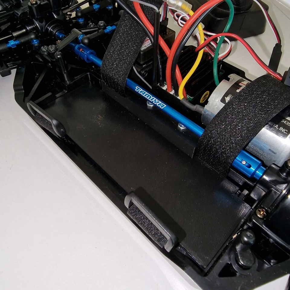 Tamiya TT02 TT02B TT02R TT02S Klettbatteriehalterung - Bild 4 von 4