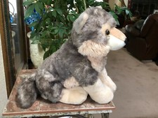Wild Republic Grey Wolf Plush Stuffed Animal 12 Inches
