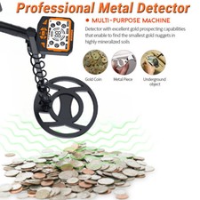 Waterproof Metal Detector - 5.8KHz Frequency,22cm Depth,Beach  Field Use