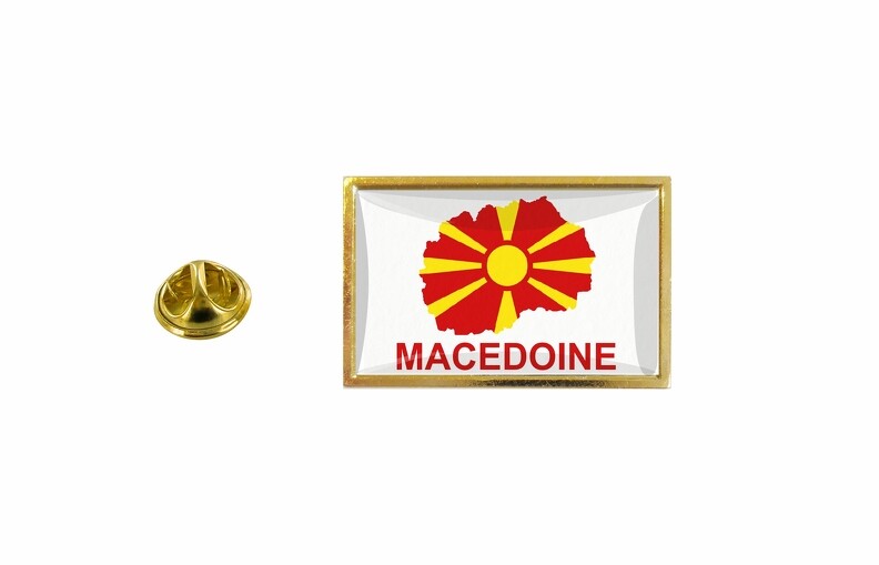 Carte Et Drapeau De La Macédoine | Vecteur Premium
