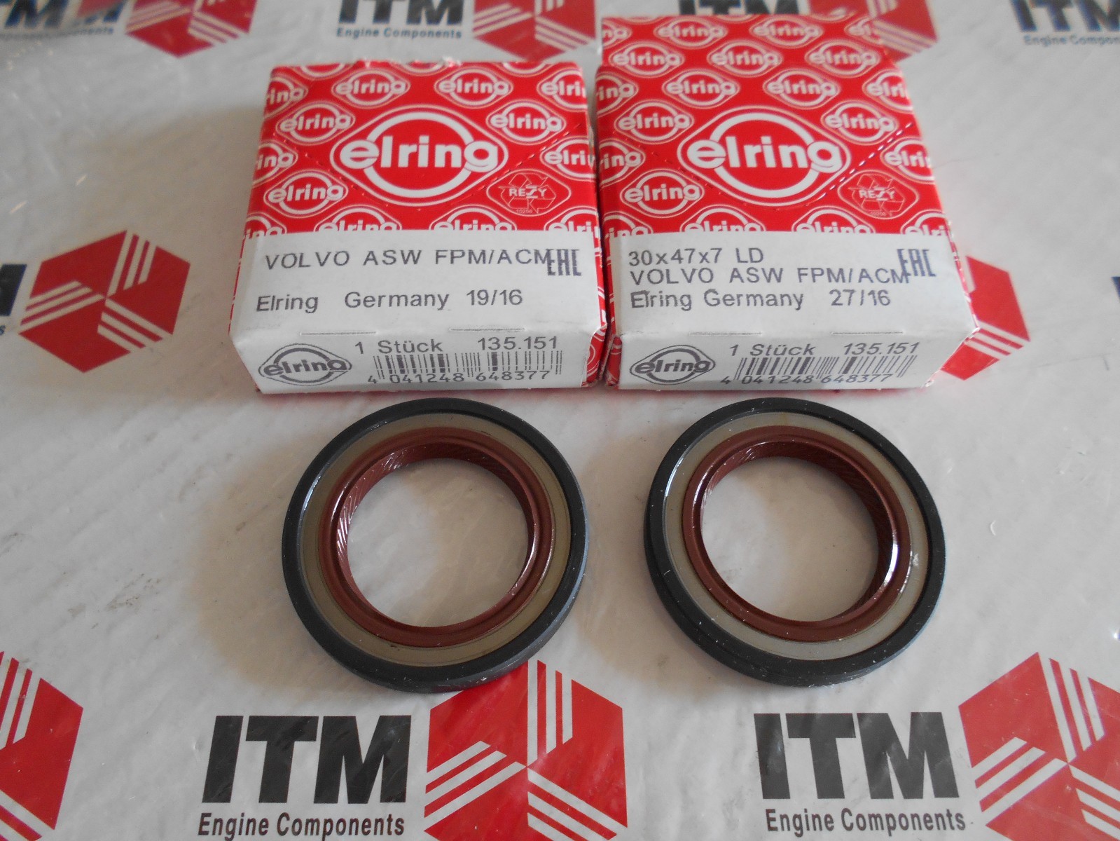 Volvo Rear Camshaft Seal (Set) 740 850 960 C70 S80 XC90