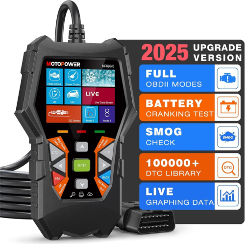MOTOPOWER MP69040 Car OBD2 Scanner Check Engine Fault Code Reader