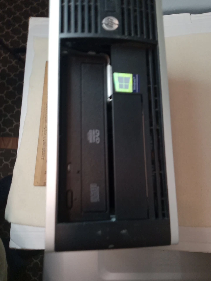 HP Compaq 6000 Pro SFF Desktop for parts or rebuild #2 with four ROM - Image 2 of 4