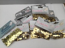 Gold Heart Table Confetti x 19 packs