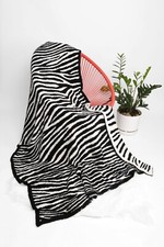 Jinscloset Luxury Soft Zebra Print Throw Blanket