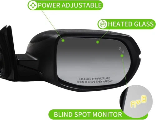 Right Passenger Side View Mirror for HONDA CRV 2017-2022 W/BSM Power Signal Heat