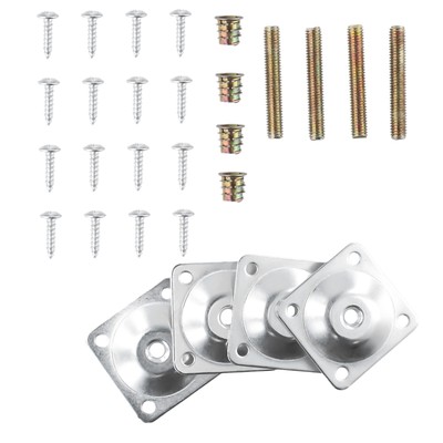 Beinbefestigungs Montageplatten Niveau  Und Metalld��belschrauben F��r M?belset