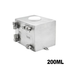 200ml Mini Hydraulische Metall Kraftstoff Tank Mit &Ouml;l Menge Display F&uuml;r Benzin