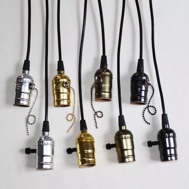 E27 light sale fitting with plug