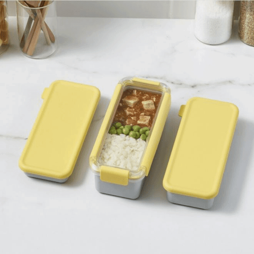 LocknLock DOSILOCK Professional Lunch Box 4 Containers - Spoons, Chopsticks - Picture 5 of 12