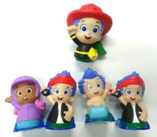 Nickelodeon Bubble Guppies Lot of 4 Roller Figures Squirter  2013 Viacom 5pcs