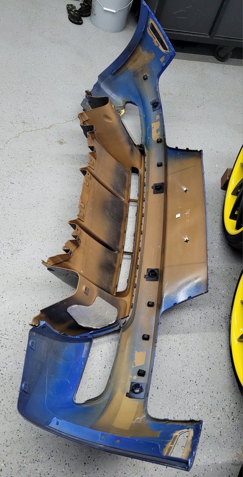Audi R8 Rear Bumper Diffuser Well Done Fire Damage 2016-2018 4S0807511D LOCAL 