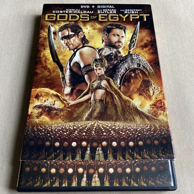 Gods Of Egypt (DVD, Digital 2016 Slipcover) Nikolaj Coster-Waldau
