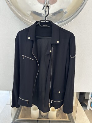 Blouse Sportalm Kitzbühel, shirt, light jacket, black, size 38/M