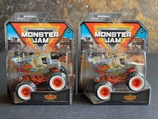 2023 Monster Jam CHASE 🍣 💚 WASABI WARRIOR 💚🍣  Feast Truck SpinMaster LOT 2