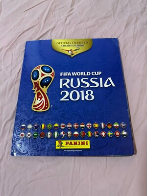 FIFA World Cup Russia 2018 Panini Album Complete W/Initial Sorting
