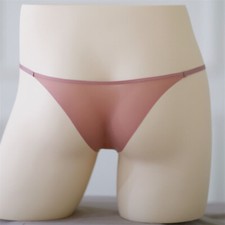 Transparente Herren-Slips G-String-Unterwäsche Niedrige Taille Eisseide ▽