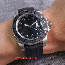 40mm Bliger Black Dial Sapphire Glass PT5000 Miyota NH35A Automatic Mens Watch