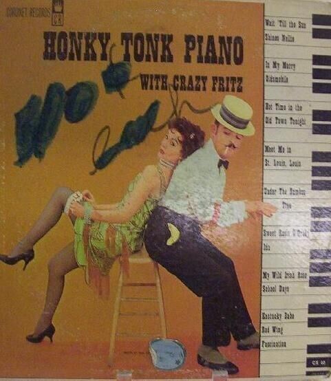 COLLECTIBLE RECORD ALBUM 33 RPM Honky Tonk Piano