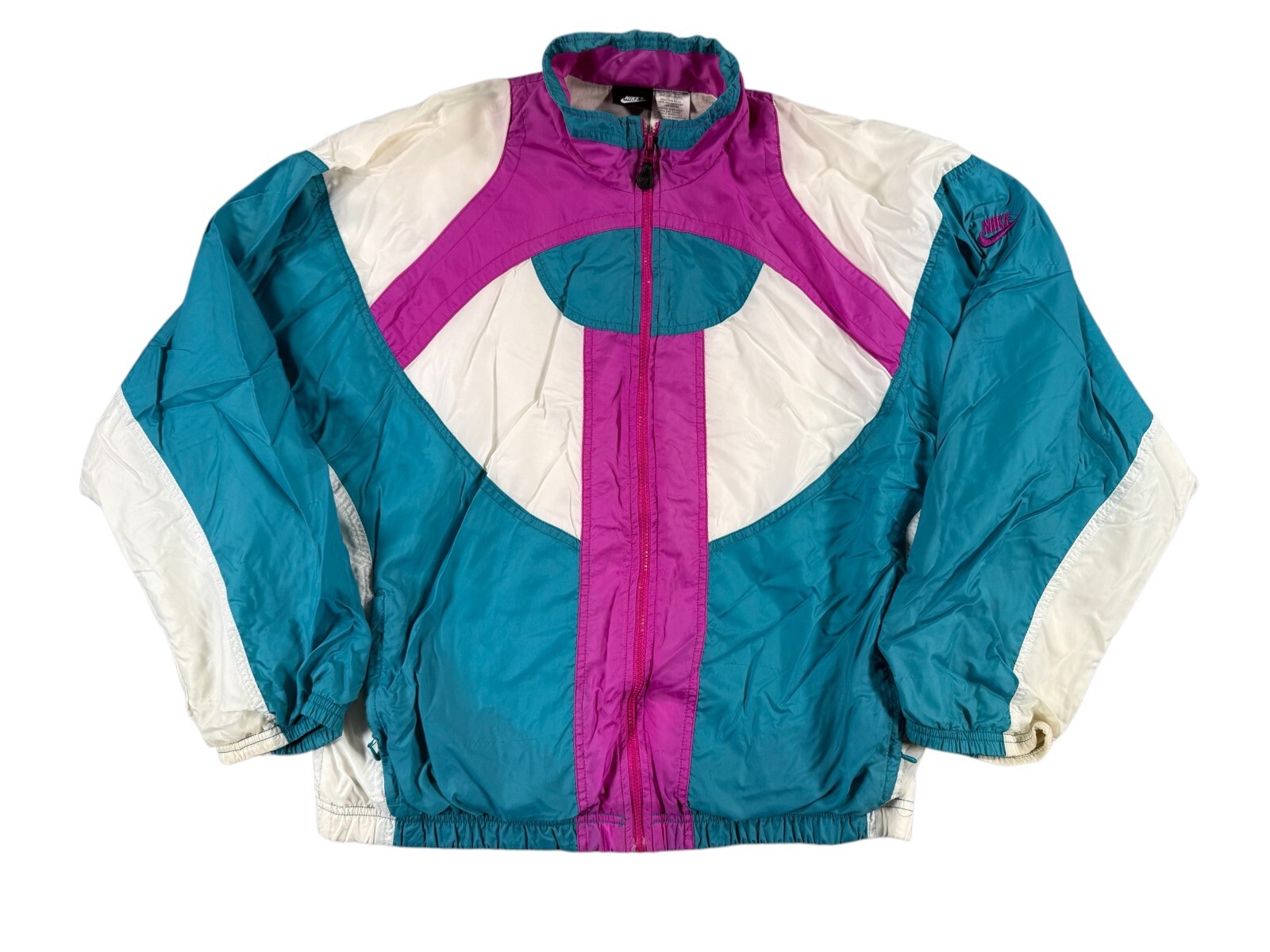 SACAI X NIKE Giacca a vento Nike vintage donna media colorblock full zip leggera