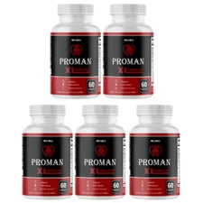 Proman XL Vitality and Energy Support Nutritional Supplement, 5 Bottles