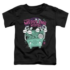 Scooby Doo Toddler T-Shirt Those Meddling Kids Black Tee