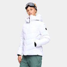 Kari Traa Camilla Ski Jacket Down White Womens SZ M 250