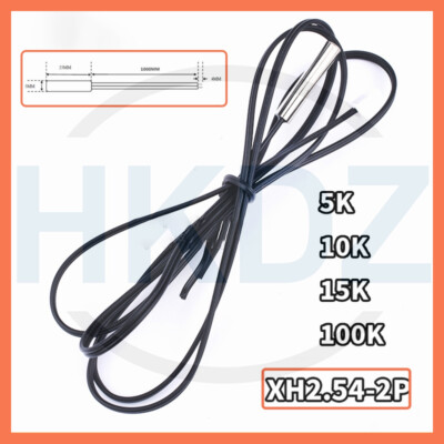 NTC Thermistor Temperature Sensor Waterproof Probe 3950 5x25.5mm 5 10 15 50 100K