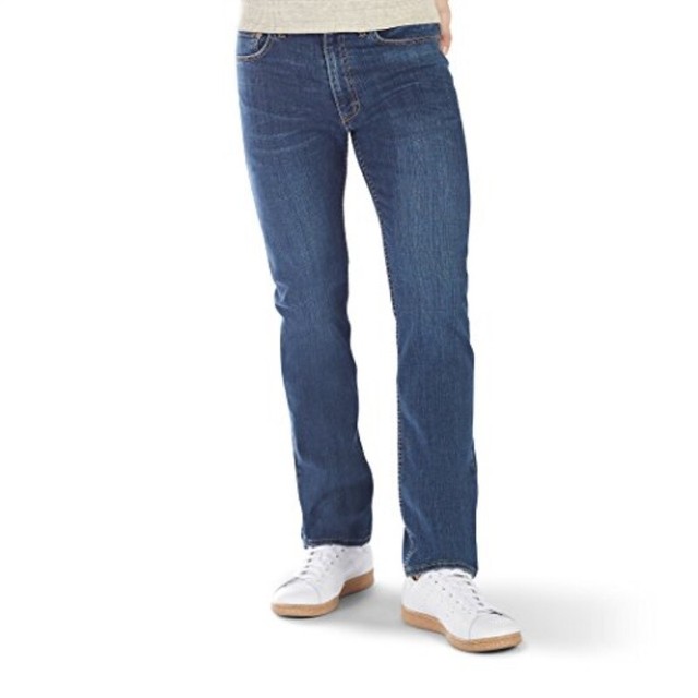 lee men's premium flex denim regular fit
