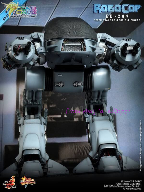 Perfect Hot Toys Mms204 1/6 Robocop:Ed-209 Action Figure In Stock