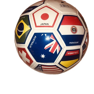 Sports World Flags World Cup Soccer Ball - World Flags Design Size 5