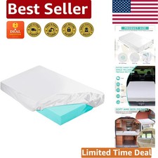 Revitalize Sleep: 3-Inch Memory Foam Mattress Topper Cover, Full Size 75x52-Inch