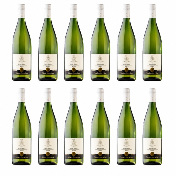 Morio Muskat Lieblich 2024 - Lieblicher WeißWein Pfalz Weingut Kuntz (12X1,0L)-image