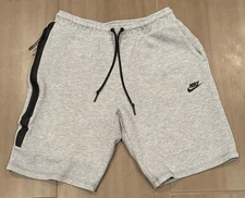 Nike Sportswear Tech Fleece Shorts Light Grey Sweat 628984-066 Mens Size M