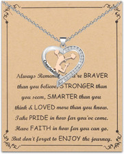 Cheerleader Necklace Cheerleading Girls Gift Cheer Necklaces Cheerleader Gift fo