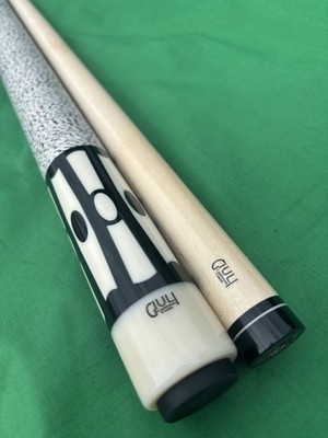 Brand New Black & White Tuxedo Style Giuli Custom Pool Cue , 5 Points