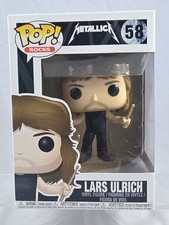 Funko Pop Rocks METALLICA Lars Ulrich #58 W/Protector NEW VAULTED