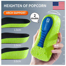 Orthopedic Insole High Pads 2.0, Height Increase Insoles Leg Length Arch Support
