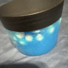 Blue Foam Bead Slime in Plastic Container Sensory Toy Kids' Craft