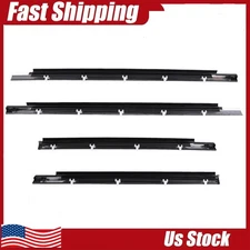 New 4PCS Fits For Toyota 2001 2002-2007 SEQUOIA Door Belt Molding Weatherstrip