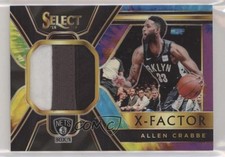 2018-19 Panini Select X-Factor Memorabilia Tie-Dye Prizm 4/25 Allen Crabbe h2o