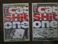 CAT SHIT ONE VOL3 #1+ V2 #3 NM+ MOTOFUMI KOBAYASHI ANTARCTIC PRESS 2021 Rare LOT
