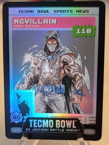 Bo Jackson Battle Arena - McVillian - Tecmo Bowl Steel News Battlefiol #N532