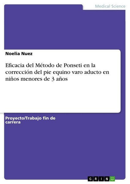 Eficacia Del MéTodo De Ponseti En La CorreccióN Del Pie Equino Varo Aducto En Ni-image