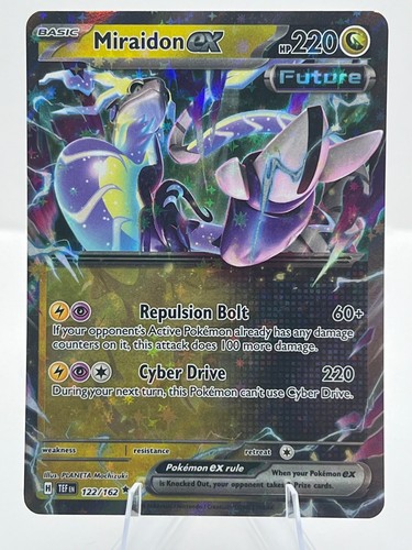 Miraidon ex Holo Double Rare SV05: Temporal Forces 122/162 NM